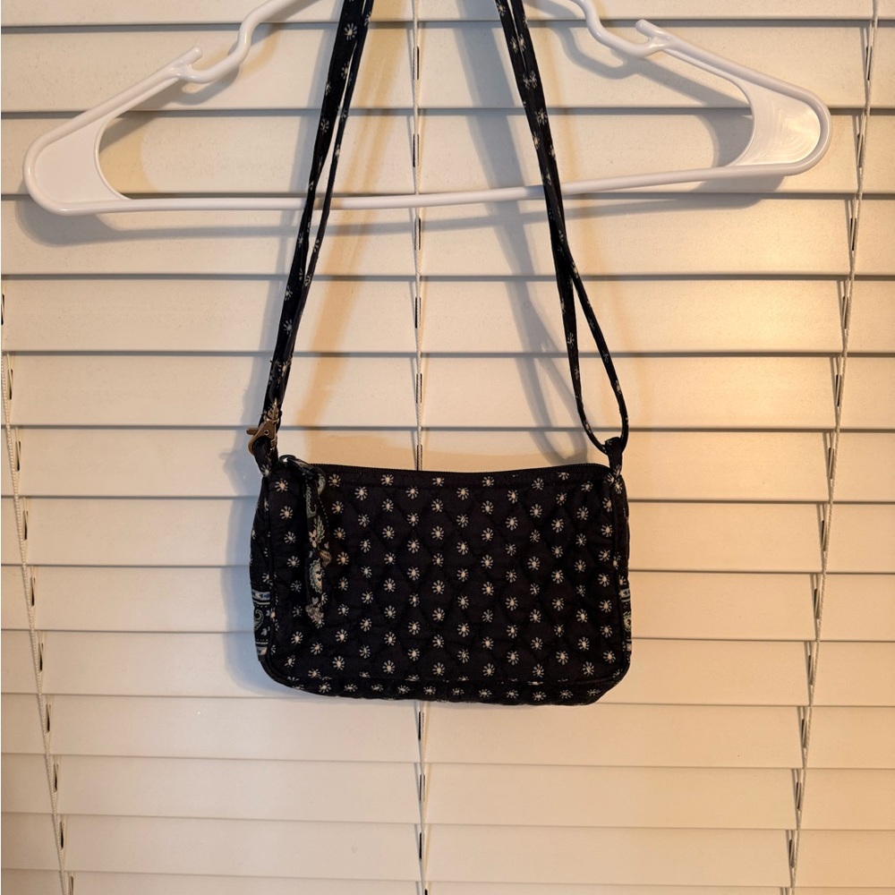 Vera Bradley Retired Alpine navy shoulder or crossbody purse